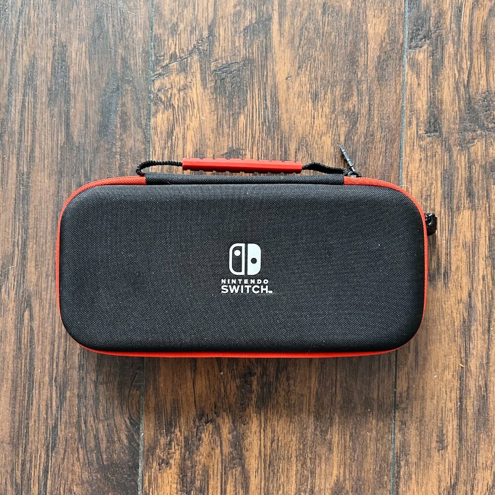 Nintendo Switch Black and Red Travel Case